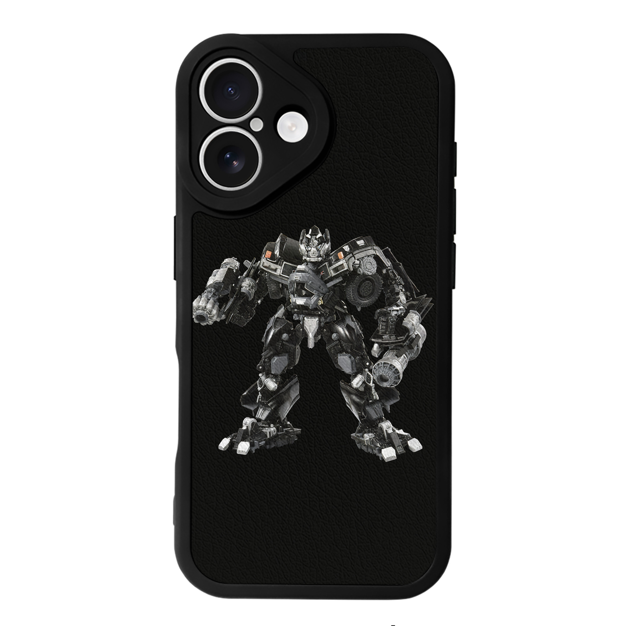 （画像用） Transformers トランスフォーマー 【iPhone 16シリーズ対応】シリコンスマホケース（レザー調） 材質：シリコン